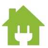 casa enchufe icon